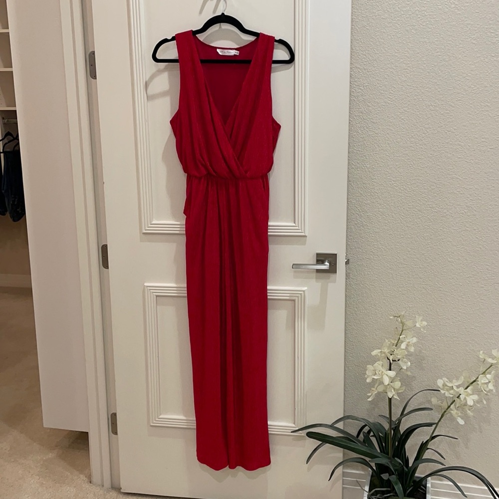 Red romper, good condition